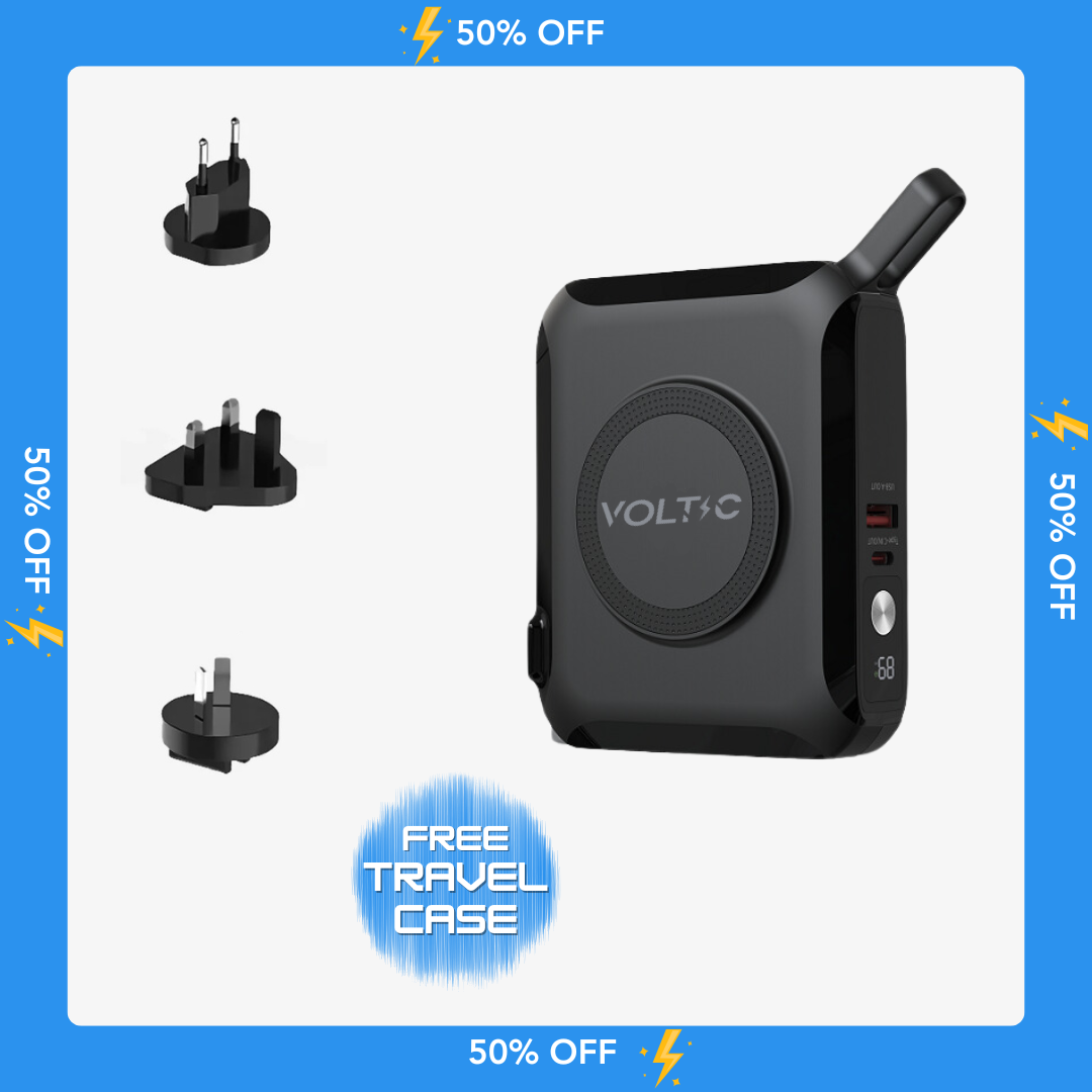 TravelVolt® PRO (4-in-1 Travel Charger)