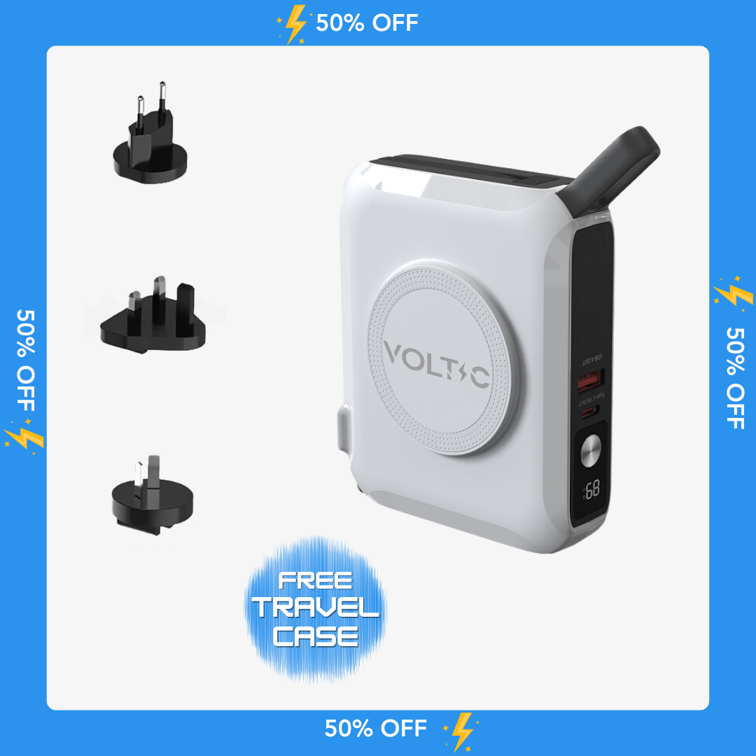 TravelVolt® PRO (4-in-1 Travel Charger)