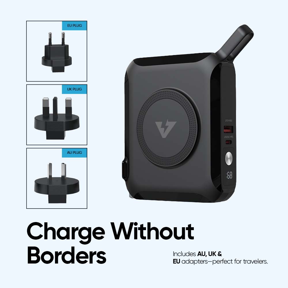 TravelVolt® PRO (4-in-1 Travel Charger)