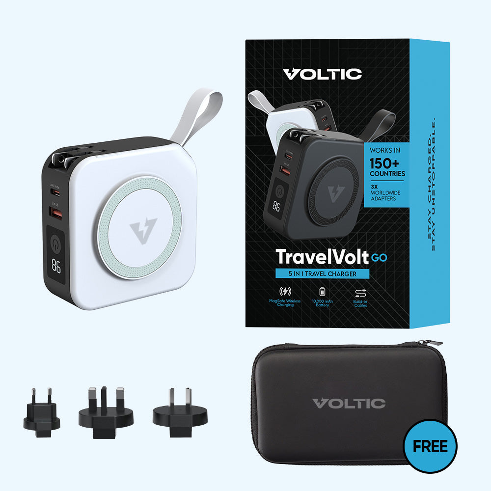TravelVolt® GO (5-in-1 Travel Charger)