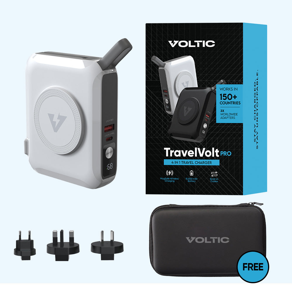 TravelVolt® PRO (4-in-1 Travel Charger)